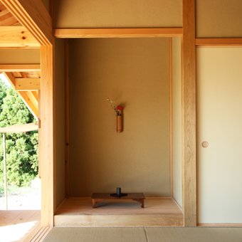 日本家屋の床の間 惺々舎