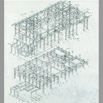 伝統構法石場建ての構造図面