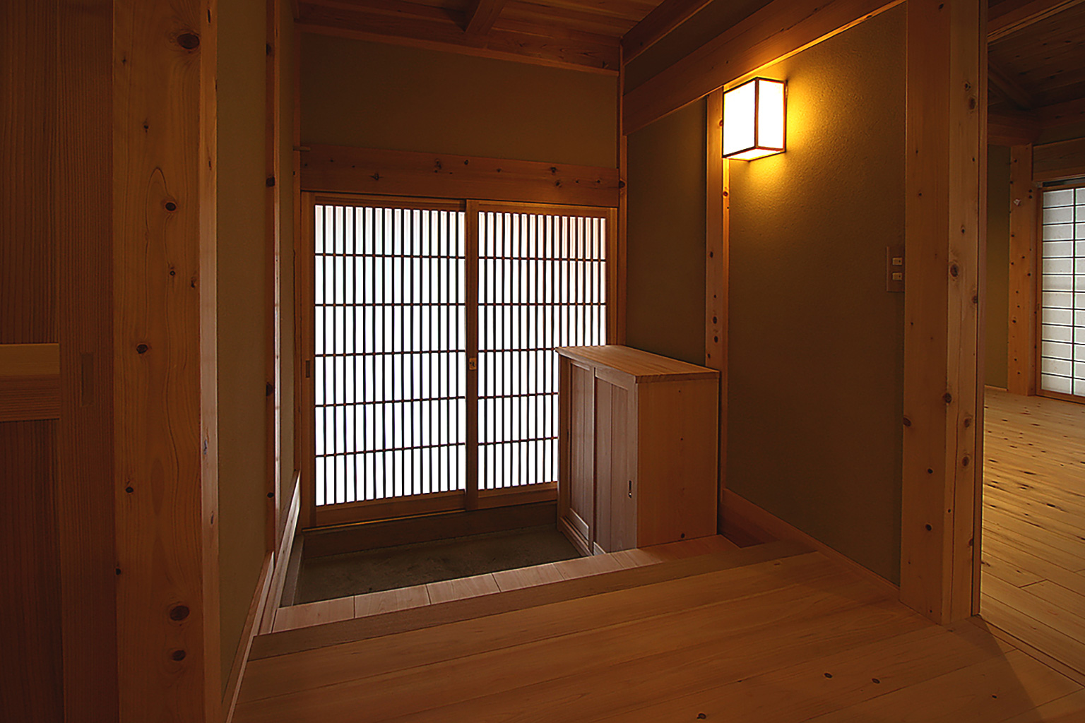 日本家屋の玄関・惺々舎