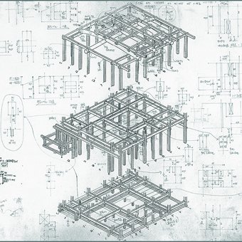 構造俯瞰図面　惺々舎