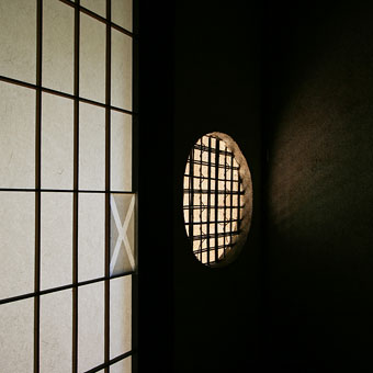 明治時代の古民家再生工事・下地丸窓