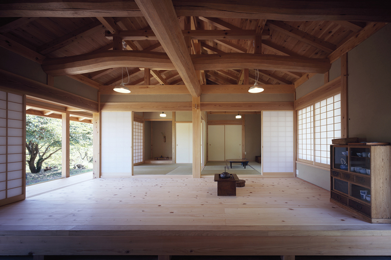 伝統工法による木造建築「鴨川の家」設計施工・惺々舎