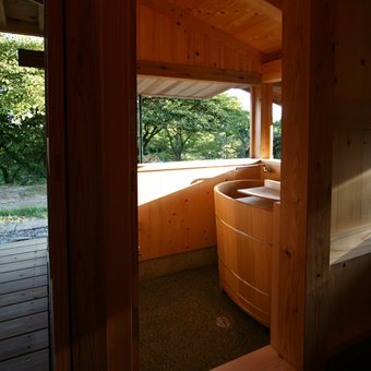小判型木桶の浴槽