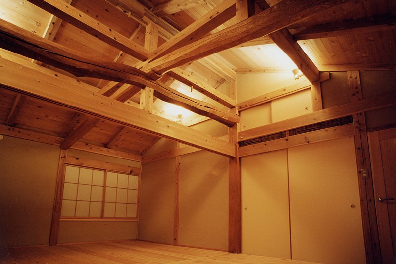 伝統工法による木組みと土壁の家・町田の家